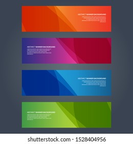 Vector Abstract design banner web template
