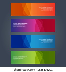 Vector Abstract design banner web template