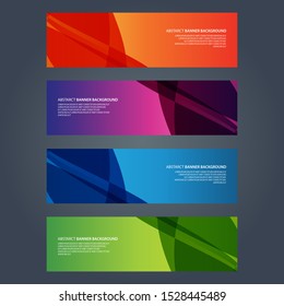 Vector Abstract design banner web template