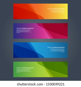 Vector Abstract design banner web template