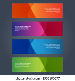 Vector Abstract design banner web template