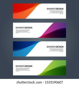 Vector Abstract design banner web template