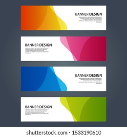 Vector Abstract design banner web template