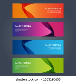 Vector Abstract design banner web template