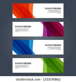 Vector Abstract design banner web template