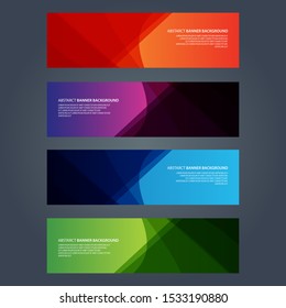 Vector Abstract design banner web template