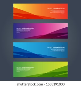 Vector Abstract design banner web template