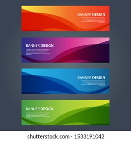Vector Abstract design banner web template