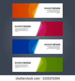 Vector Abstract design banner web template