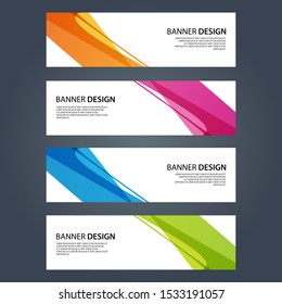 Vector Abstract design banner web template