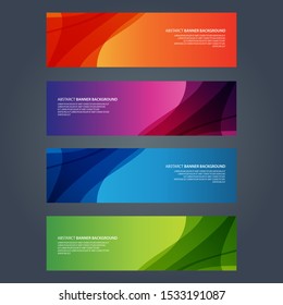 Vector Abstract design banner web template