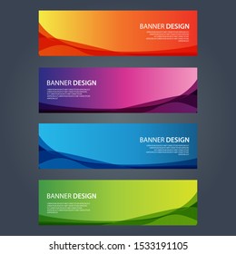 Vector Abstract design banner web template