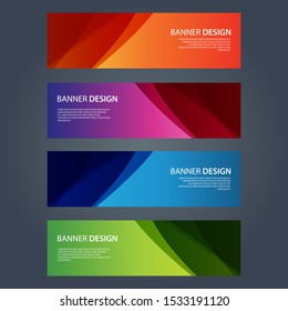 Vector Abstract design banner web template