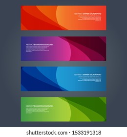 Vector Abstract design banner web template