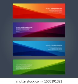 Vector Abstract design banner web template