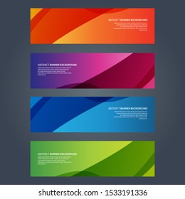 Vector Abstract design banner web template