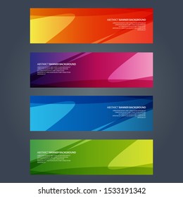 Vector Abstract design banner web template