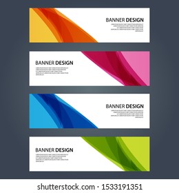Vector Abstract design banner web template
