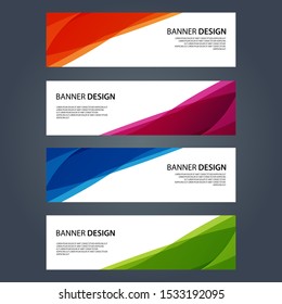 Vector Abstract design banner web template