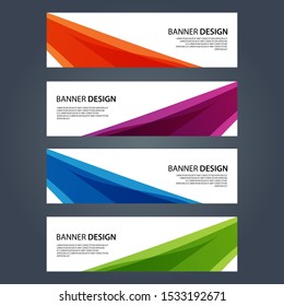 Vector Abstract design banner web template