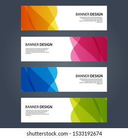Vector Abstract design banner web template