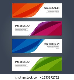 Vector Abstract design banner web template