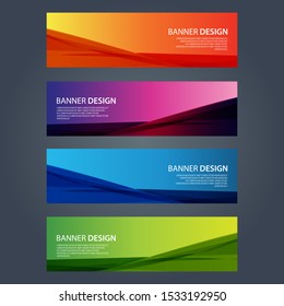 Vector Abstract design banner web template