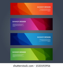 Vector Abstract design banner web template