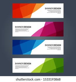 Vector Abstract design banner web template