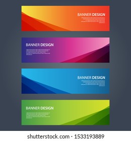 Vector Abstract design banner web template