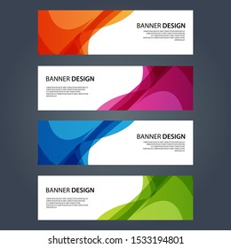 Vector Abstract design banner web template