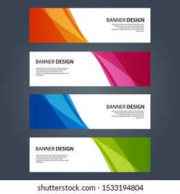 Vector Abstract design banner web template