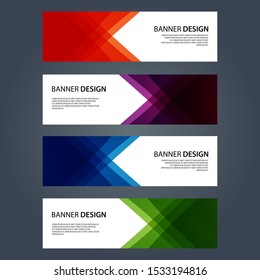 Vector Abstract design banner web template