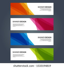 Vector Abstract design banner web template