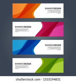 Vector Abstract design banner web template
