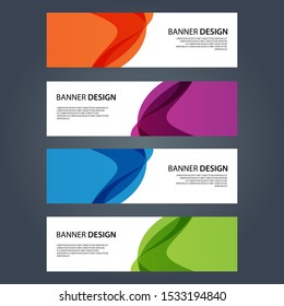 Vector Abstract design banner web template