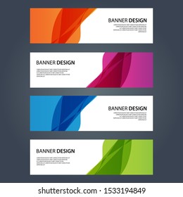 Vector Abstract design banner web template