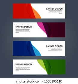 Vector Abstract design banner web template