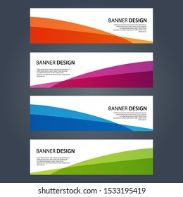 Vector Abstract design banner web template