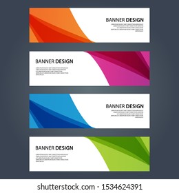 Vector Abstract design banner web template