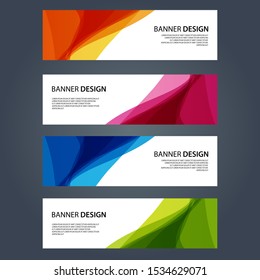 Vector Abstract design banner web template