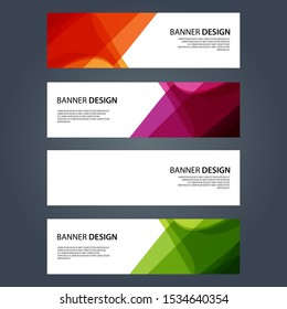 Vector Abstract design banner web template