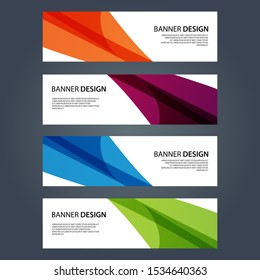 Vector Abstract design banner web template
