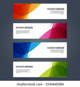 Vector Abstract design banner web template