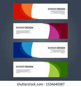 Vector Abstract design banner web template