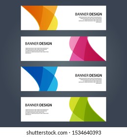 Vector Abstract design banner web template