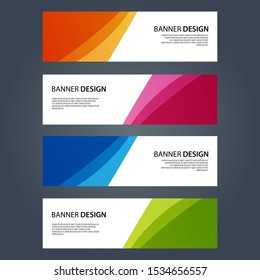 Vector Abstract design banner web template