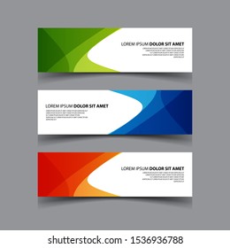 Vector Abstract design banner web template
