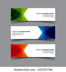 Vector Abstract design banner web template