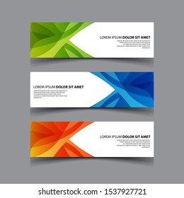 Vector Abstract design banner web template
